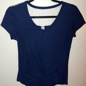Short sleeve v-neck